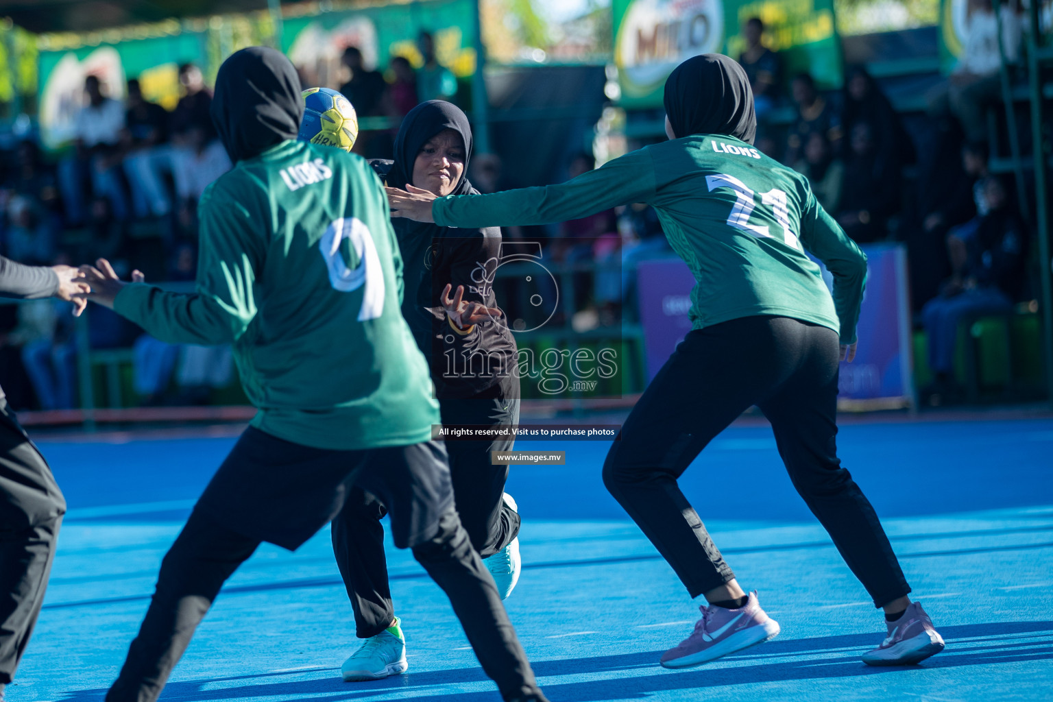 Day 7 of 6th MILO Handball Maldives Championship 2023, held in Handball ground, Male', Maldives on Friday, 26th May 2023 Photos: Shuu Abdul Sattar/ Images.mv