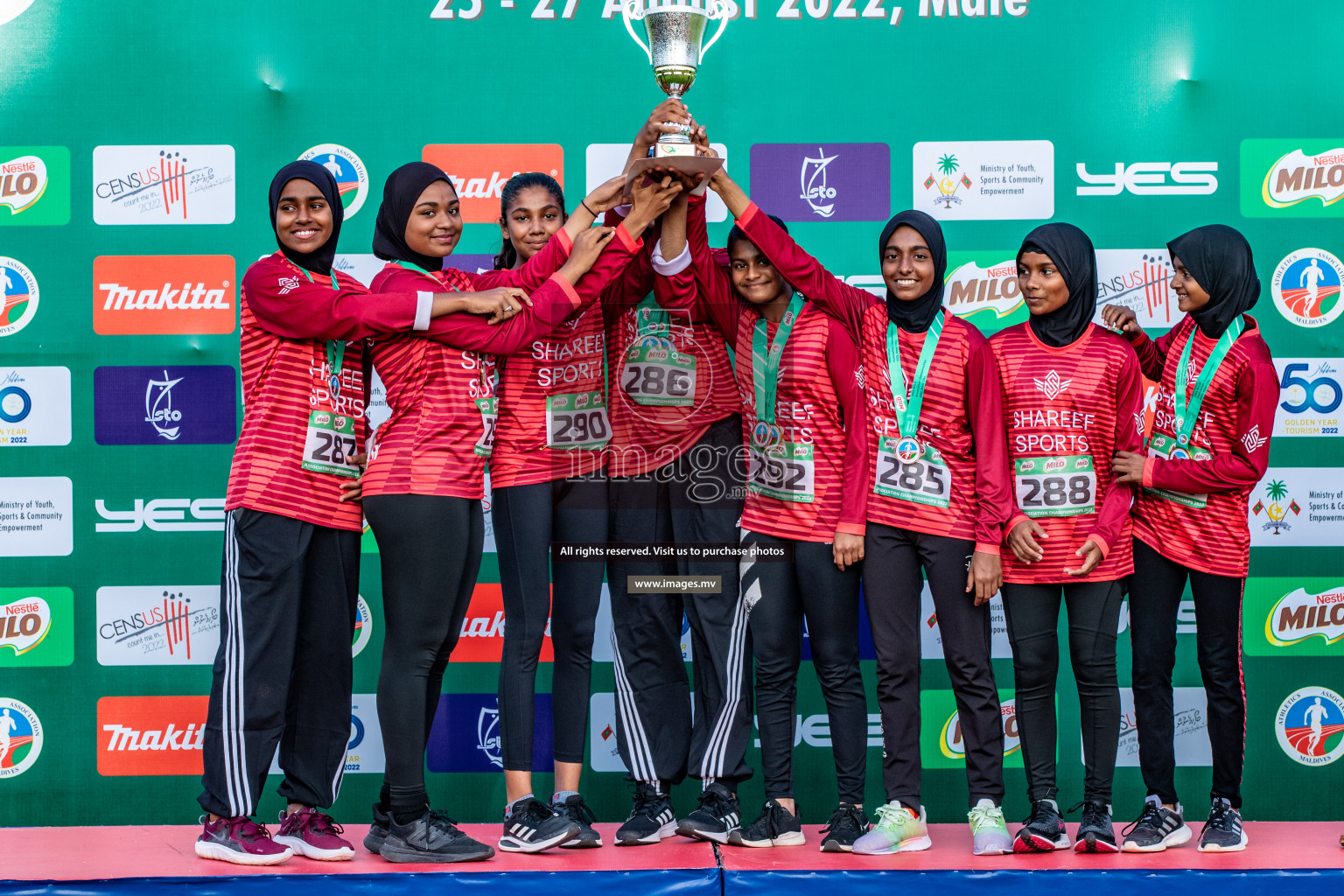 Day 3 of Milo Association Athletics Championship 2022 on 27th Aug 2022, held in, Male', Maldives Photos: Nausham Waheed / Images.mv