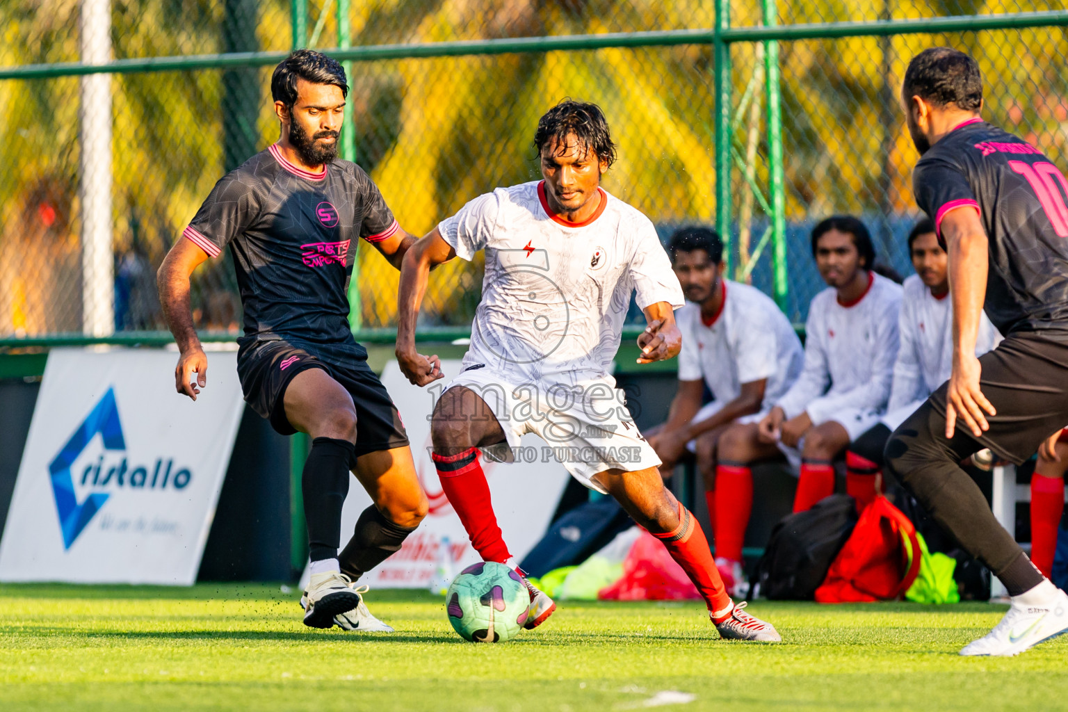 JJ Sports Club vs Anakee SC in Day 13 of BG Futsal Challenge 2024 was held on Sunday, 24th March 2024, in Male', Maldives Photos: Nausham Waheed / images.mv