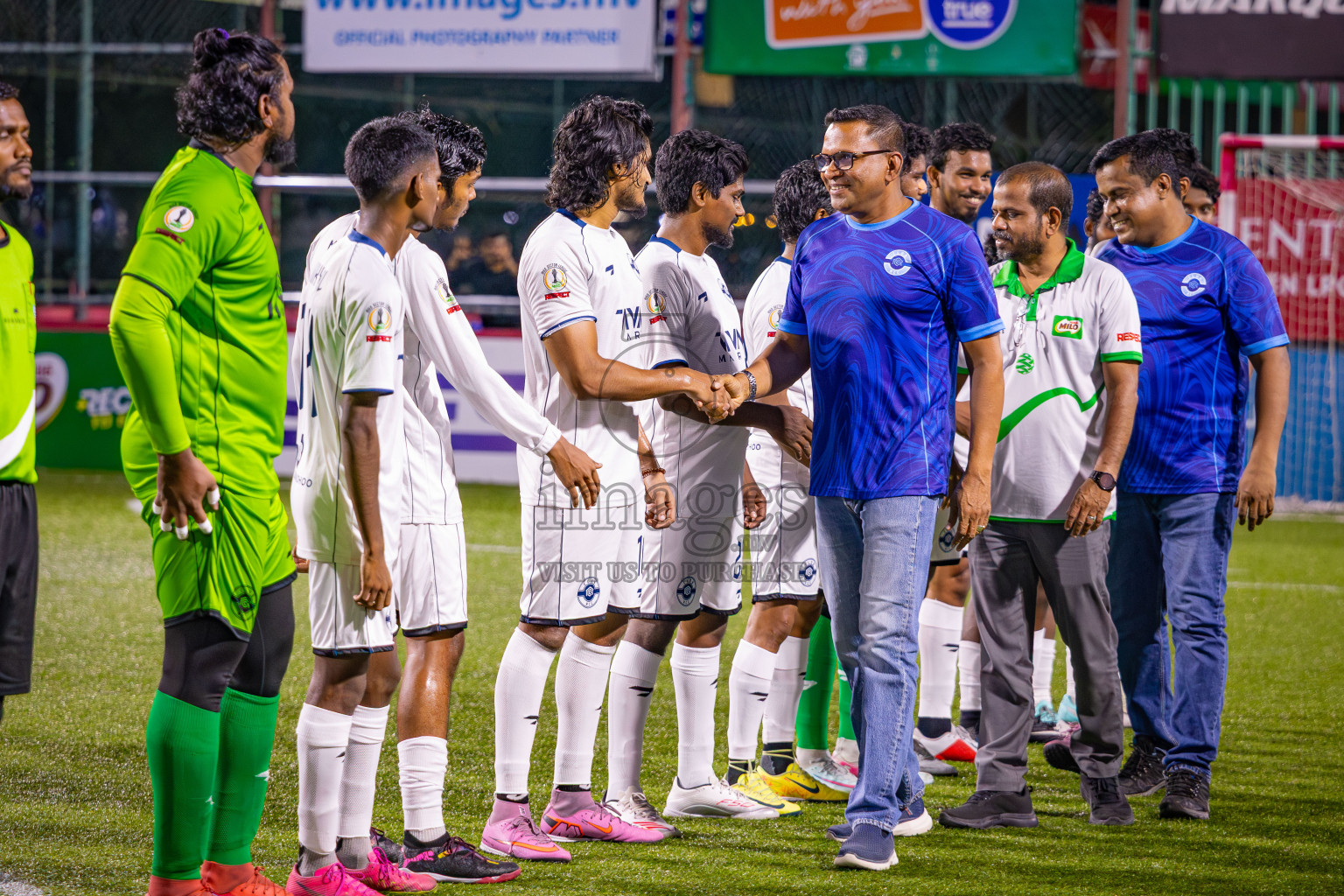 ARENA HOTELS vs CLUB RCC in Semi Finals of Milo Sector League 2025 was held in Rehendhi Futsal Ground, Hulhumale', Maldives on Saturday, 15th November 2025. Photos: Aeef Adam / images.mv