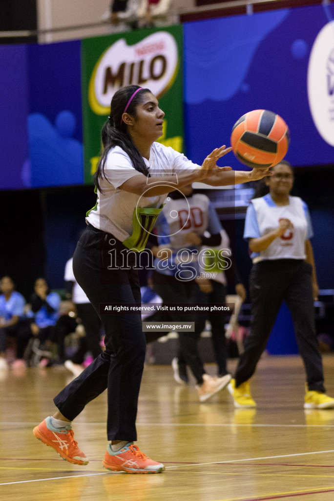 Club Green Streets vs Mahibadhoo in the Milo National Netball Tournament 2022 on 20 July 2022, held in Social Center, Male', Maldives. Photographer: Shuu / Images.mv