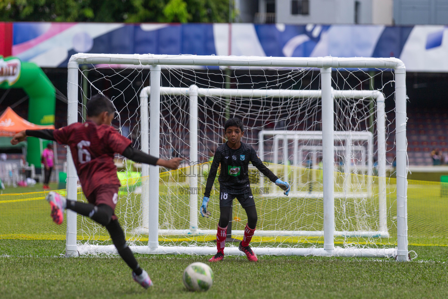 Day 2 of MILO Kids Football Fiesta was held at National Stadium in Male', Maldives on Saturday, 24th February 2024.