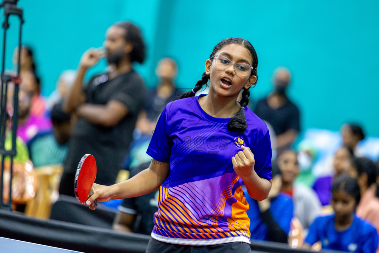 Day 2 of Interschool Table Tennis Tournament 2025 held at Male' TT Hall, Male', Maldives on Thursday, 15th May 2025. Photos By: Ismail Thoriq / images.mv