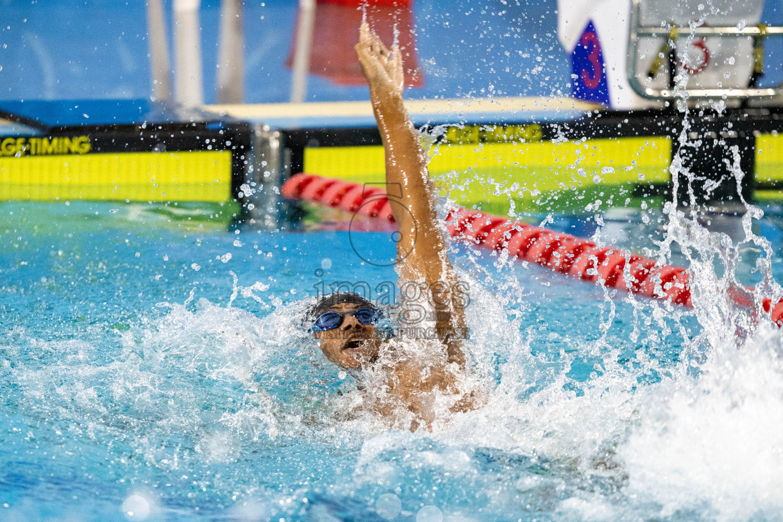 Day 4 of 20th Inter-school Swimming Competition 2024 held in Hulhumale', Maldives on Tuesday, 15th October 2024. Photos: Ismail Thoriq / images.mv