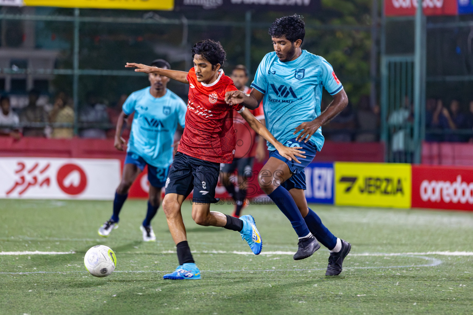 HA. Dhidhdhoo VS HDh. Nolhivaran on Day 33 of Golden Futsal Challenge 2024, held on Sunday, 18th February 2024, in Hulhumale', Maldives Photos: Hassan Simah / images.mv