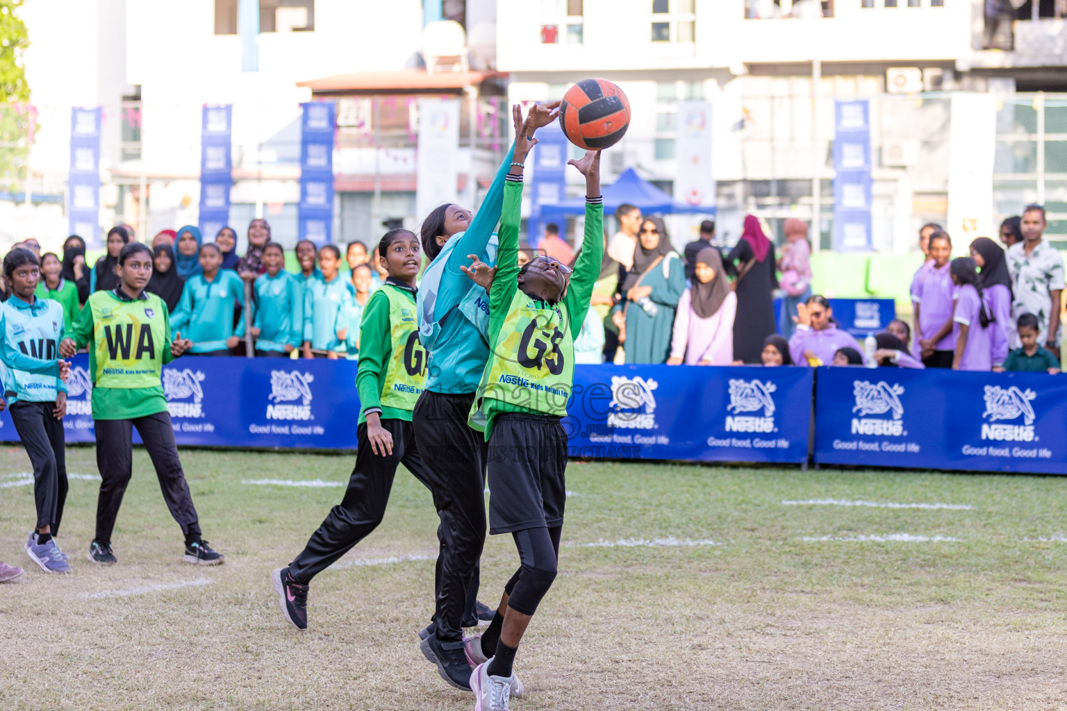 Day 3 of Nestle' Kids Netball Fest 2023 held in Henveyru Stadium, Male', Maldives on Saturday, 2nd December 2023.
Photos: Ismail Thoriq / images.mv