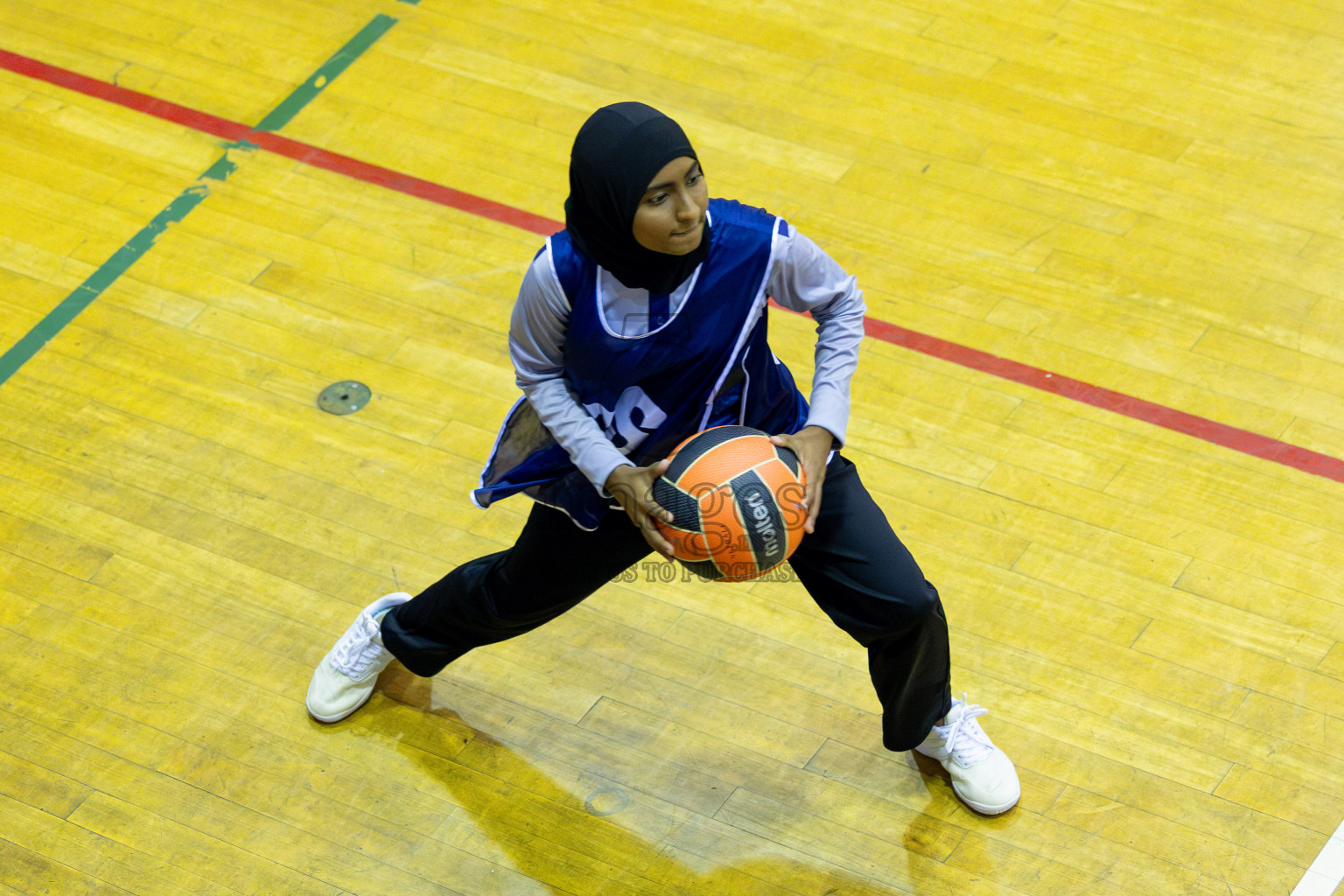 Day 13 of 25th Inter-School Netball Tournament was held in Social Center at Male', Maldives on Saturday, 24th August 2024. Photos: Mohamed Mahfooz Moosa / images.mv