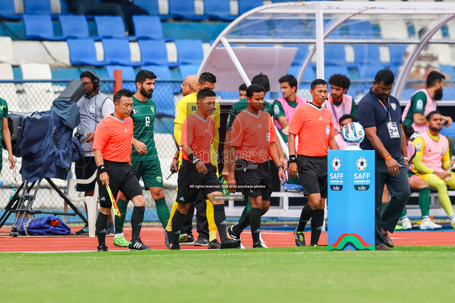 Pakistan vs Kuwait in SAFF Championship 2023 held in Sree Kanteerava Stadium, Bengaluru, India, on Saturday, 24th June 2023. Photos: Nausham Waheed, Hassan Simah / images.mv