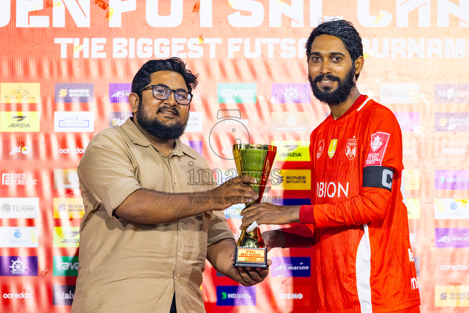 B Eydhafushi vs B Thulhaadhoo in Baa Atoll Finals Day 26 of Golden Futsal Challenge 2025 was held on Thursday , 30th January 2025, in Hulhumale', Maldives. Photos: Ismail Thoriq / images.mv