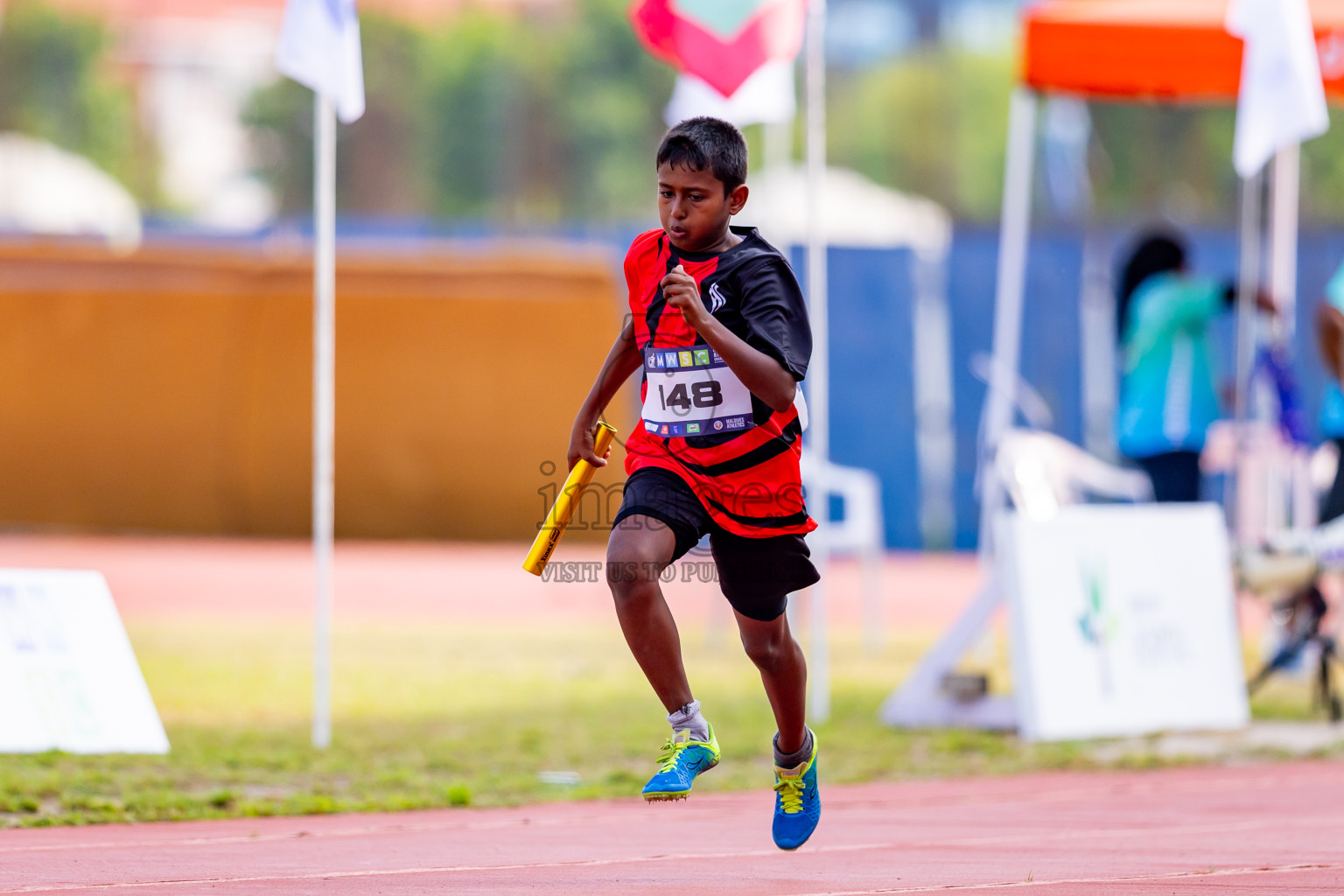 Day 5 of MWSC Interschool Athletics Championships 2024 held in Hulhumale Running Track, Hulhumale, Maldives on Wednesday, 13th November 2024. Photos by: Nausham Waheed / Images.mv