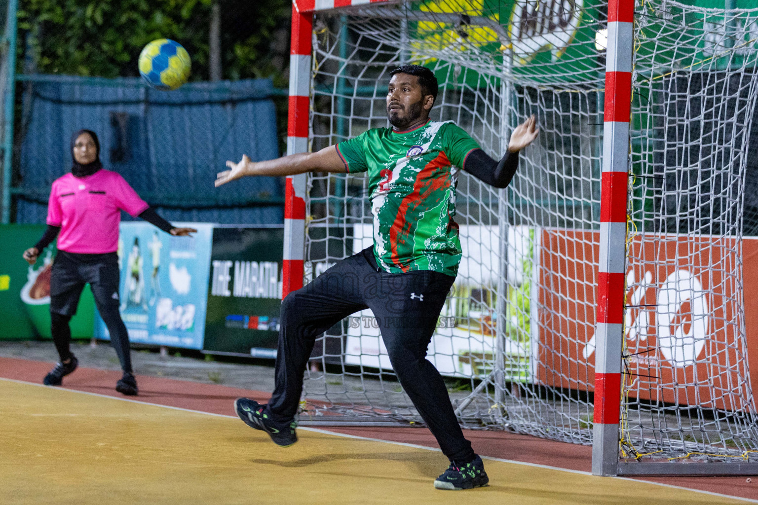 Division one Final 10th National Handball Tournament 2023, held in Handball ground, Male', Maldives on Saturday, 13th January 2023 Photos: Nausham Waheed/ Images.mv