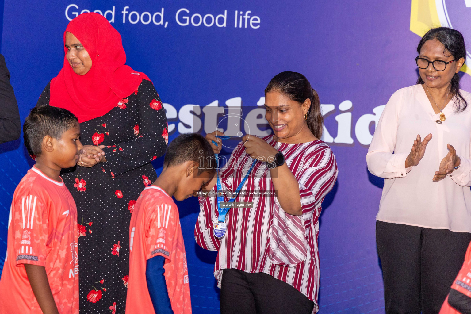 Day 4 of Nestle Kids Football Fiesta, held in Henveyru Football Stadium, Male', Maldives on Saturday, 14th October 2023
Photos: Ismail Thoriq / images.mv