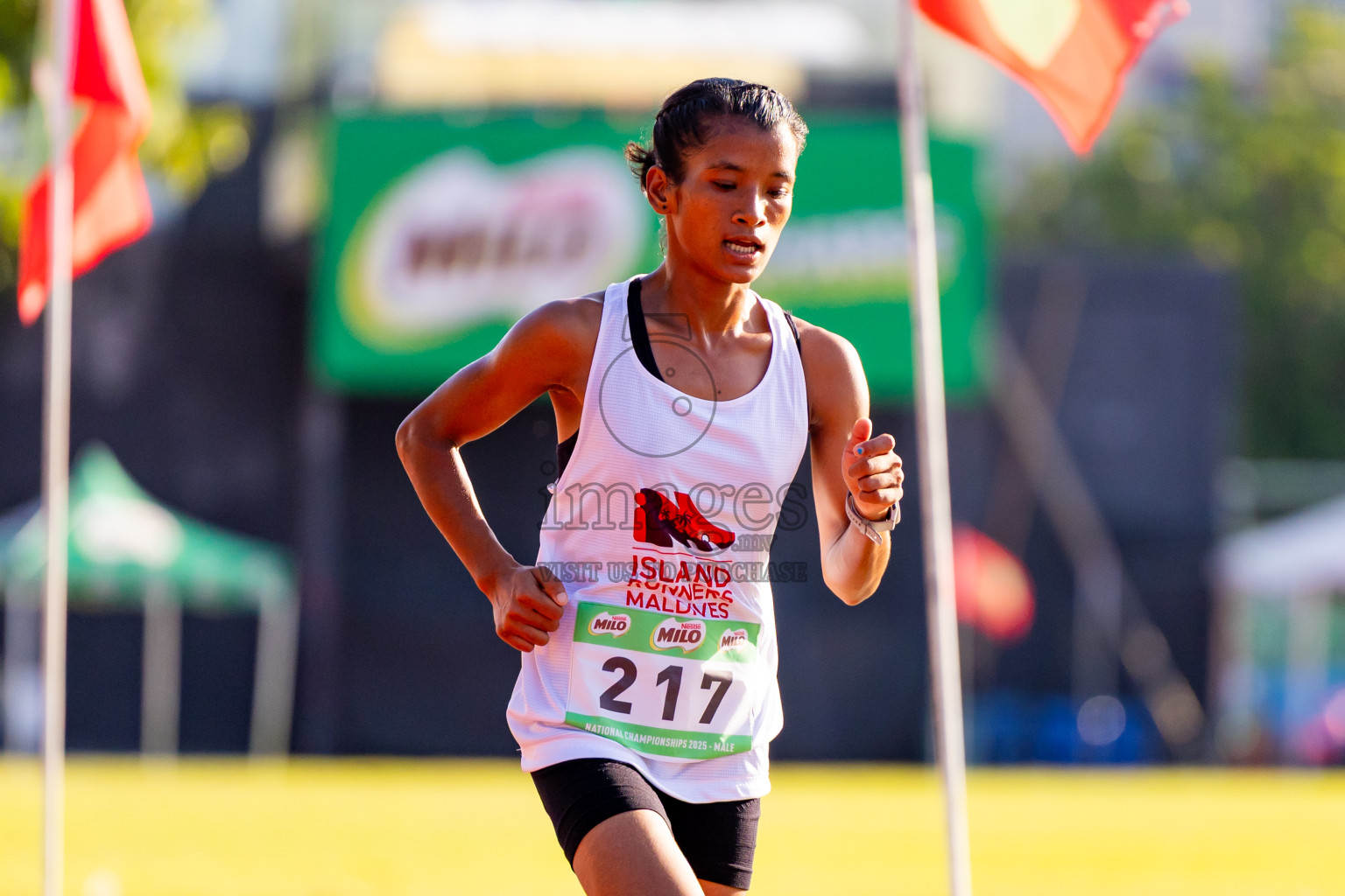 Day 3 of National Athletics Championship 2025 was held at Ekuveni Running Ground in Male', Maldives on Saturday, 16th August 2025. Photos: Nausham Waheed / images.mv