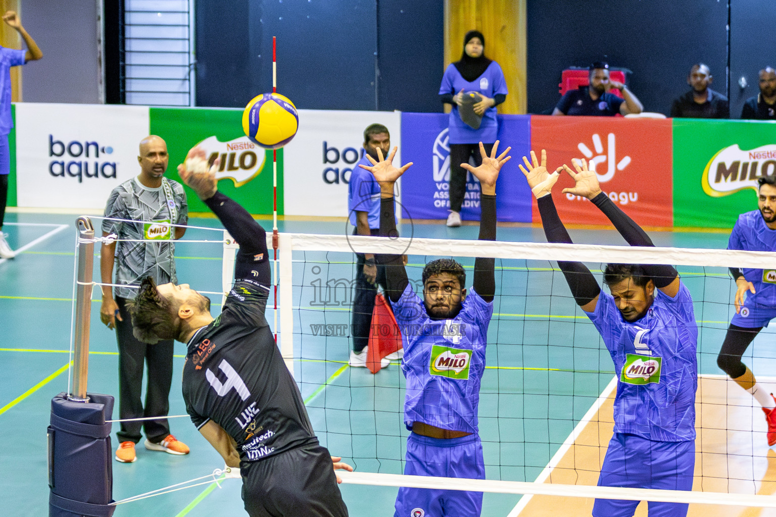 Day 4 of MILO VAM Cup 2025 held in Male', Maldives on Sunday, 29th June 2025 at Social Center Indoor Hall 
Photos By: Mohamed Mahfooz Moosa / images.mv
