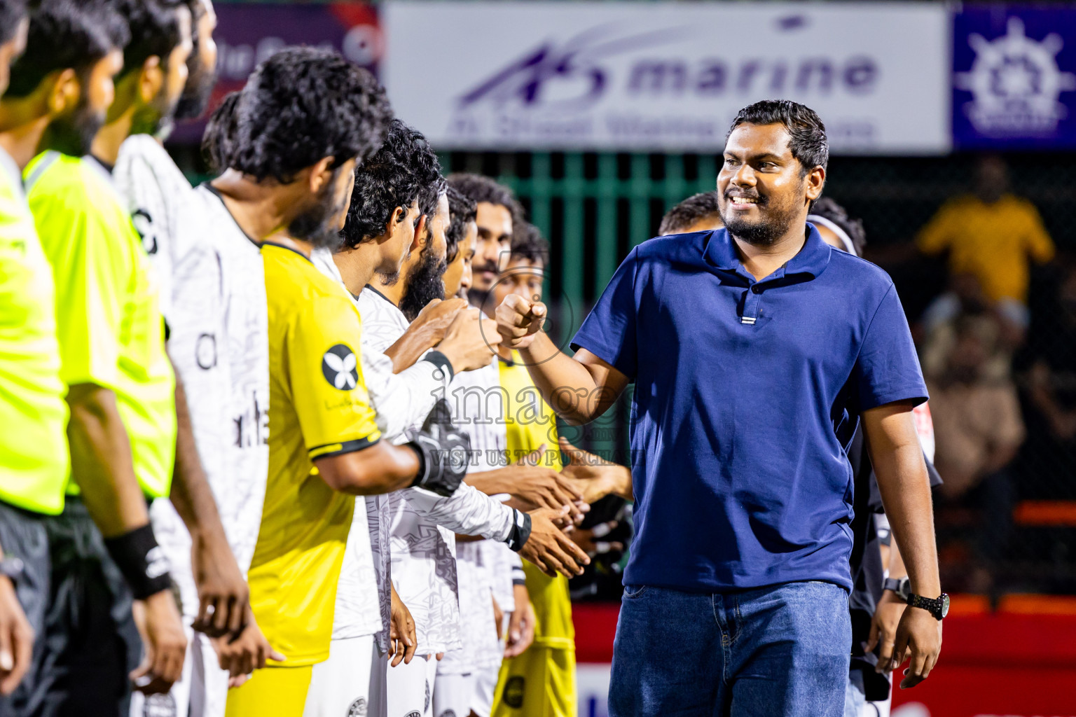 GDh Madaveli VS GDh Thinadhoo in Day 7 of Golden Futsal Challenge 2025 was held on Saturday, 11th January 2025, in Hulhumale', Maldives Photos: Nausham Waheed / images.mv