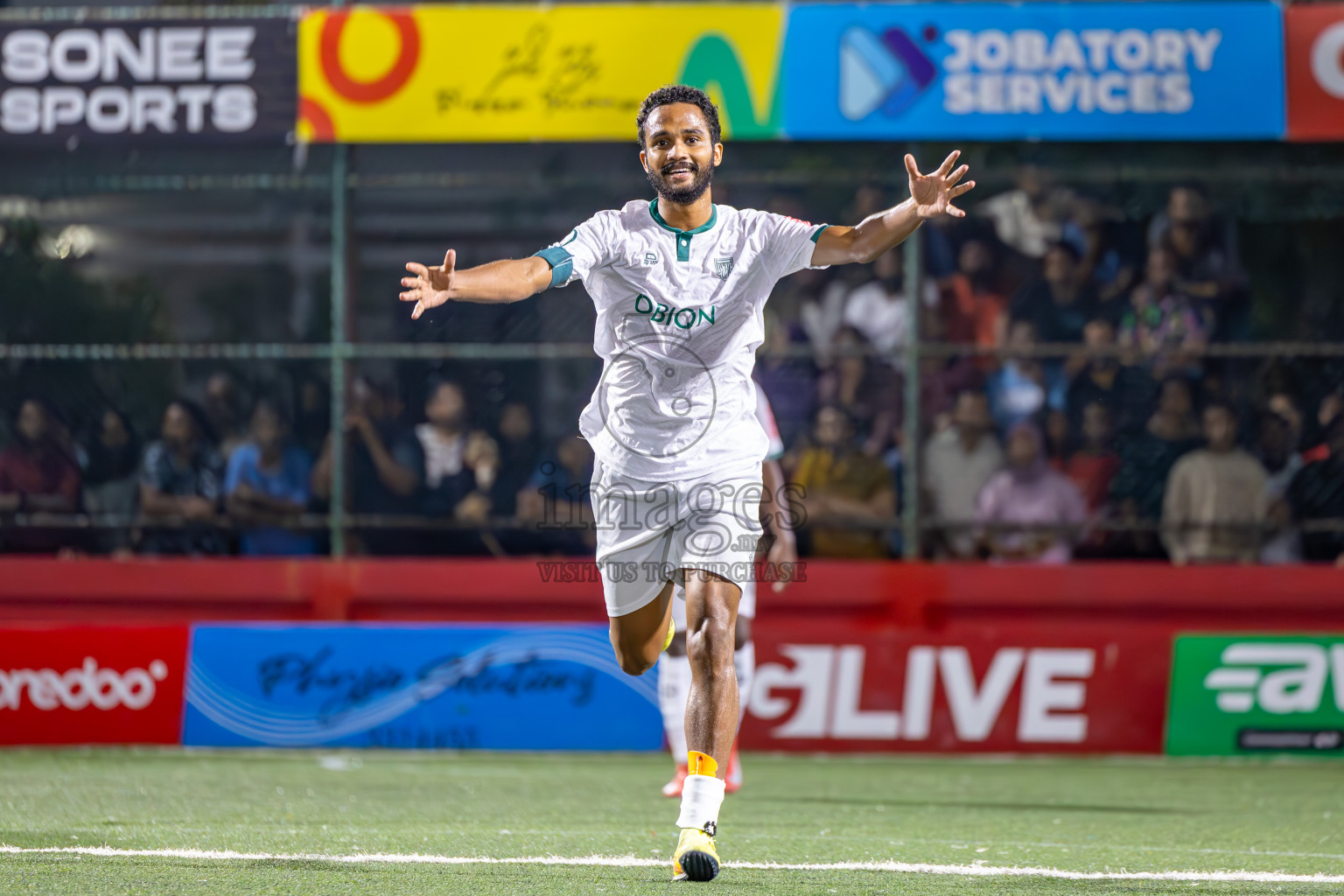 Dhadimagu vs GA Dhevvadhoo in Zone Round on Day 30 of Golden Futsal Challenge 2025 was held on Monday , 3rd February 2025, in Hulhumale', Maldives.
Photos: Ismail Thoriq / images.mv