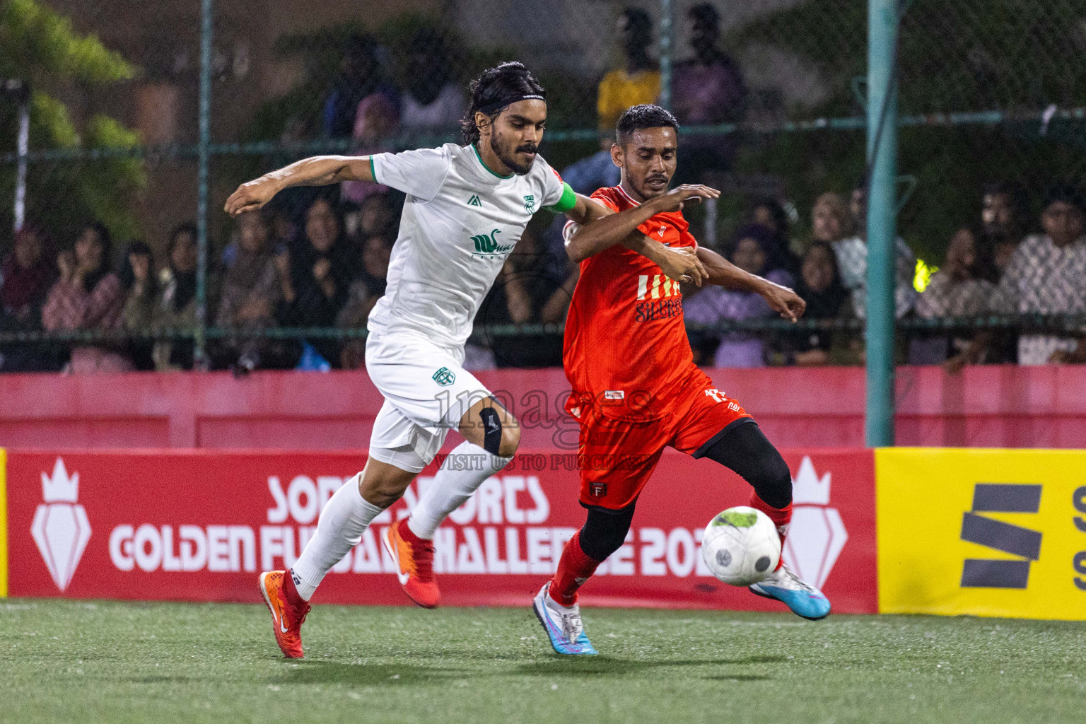 HA Filladhoo vs HA Muraidhoo in Day 9 of Golden Futsal Challenge 2024 was held on Tuesday, 23rd January 2024, in Hulhumale', Maldives Photos: Nausham Waheed / images.mv