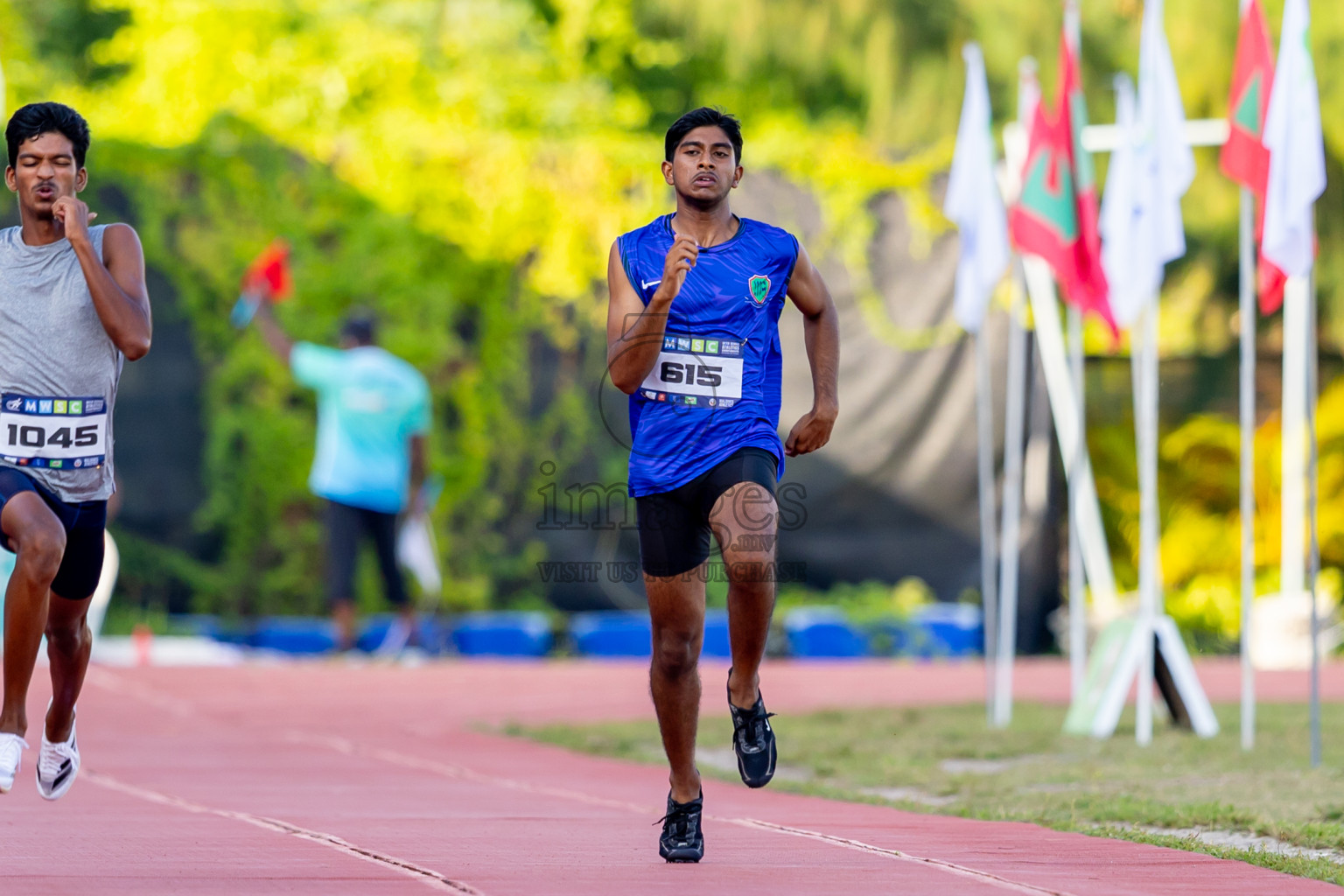 Day 4 of MWSC Interschool Athletics Championships 2024 held in Hulhumale Running Track, Hulhumale, Maldives on Tuesday, 12th November 2024. Photos by: Nausham Waheed / Images.mv