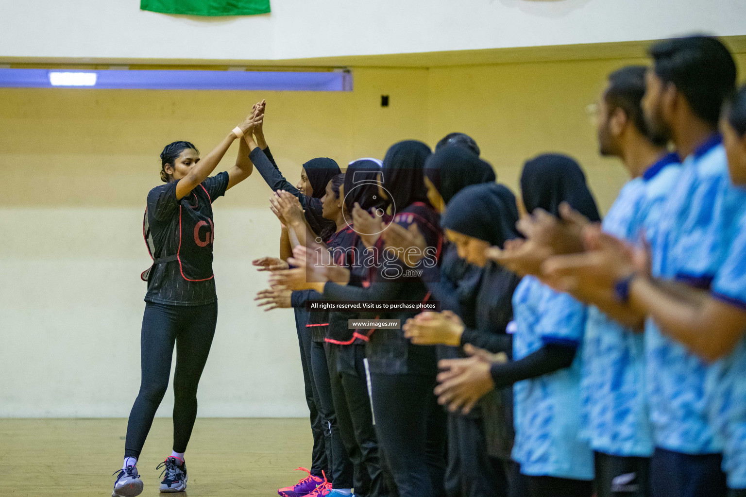 Kulhudhuffushi Youth & R.C vs Club Green Streets in the Finals of Milo National Netball Tournament 2021 (Women's) held on 5th December 2021 in Male', Maldives Photos: Ismail Thoriq / images.mv