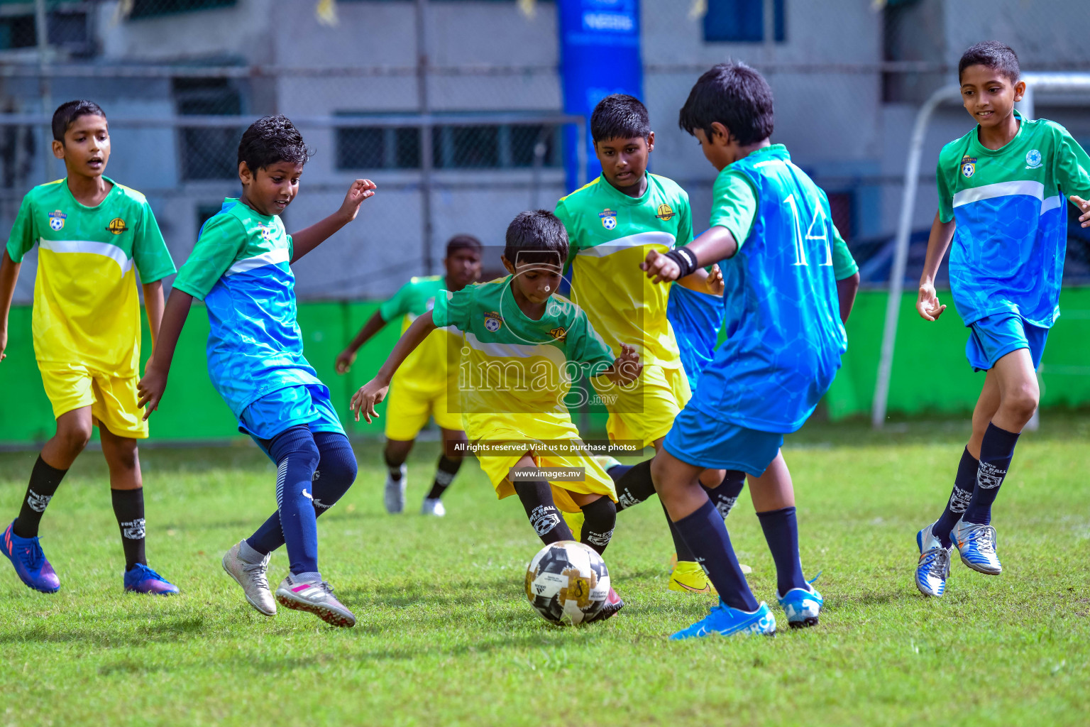 Day 1 of Milo Kids Football Fiesta 2022 was held in Male', Maldives on 19th October 2022. Photos: Nausham Waheed/ images.mv