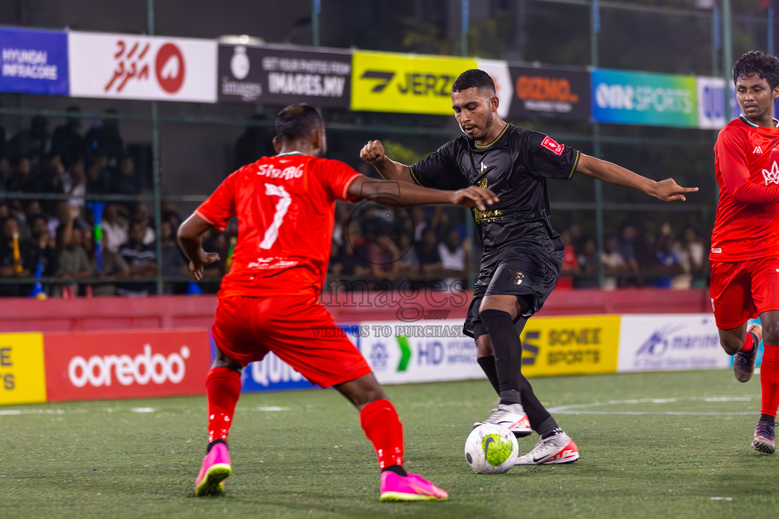 HA Kelaa vs HA Utheemu in Day 9 of Golden Futsal Challenge 2024 was held on Tuesday, 23rd January 2024, in Hulhumale', Maldives
Photos: Ismail Thoriq / images.mv