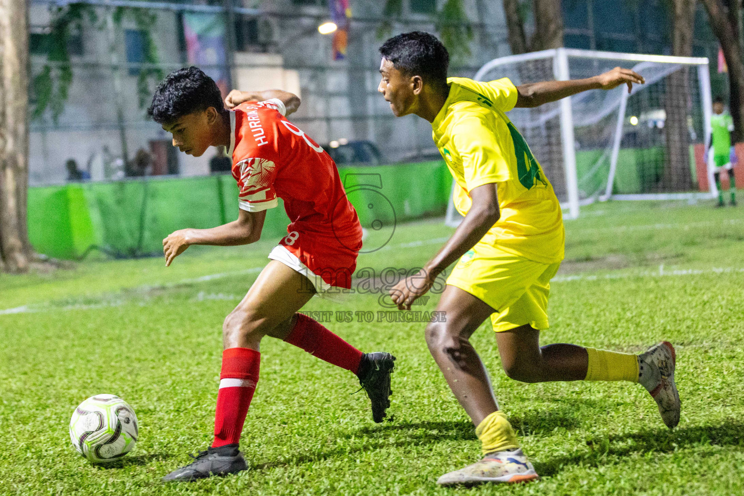 Maziya vs Hurriya (U14) in Day 4 of Dhivehi Youth League 2024 held at Henveiru Stadium on Thursday, 28th November 2024. Photos: Shuu Abdul Sattar/ Images.mv