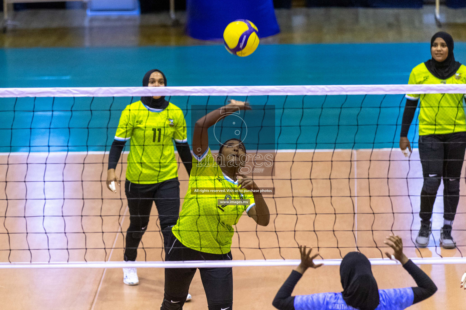 Volleyball Association Cup 2022-Women's Division-Match Day 5 was held in Male', Maldives on Friday, 27th May 2022 at Social Center Indoor Hall Photos By: Ismail Thoriq/images.mv