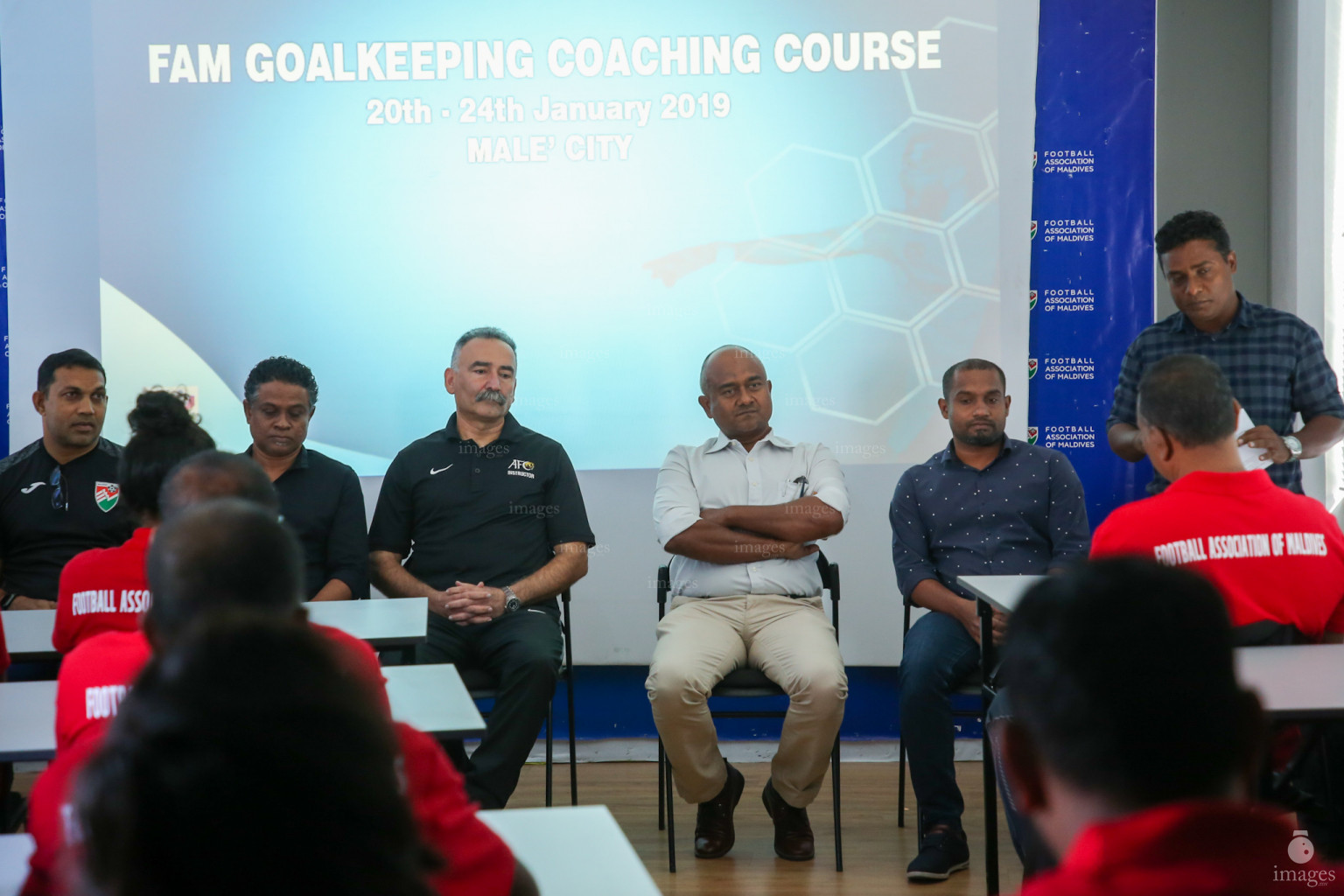 FAM Goalkeeper Coaching Course Opening Ceremony 2019 Sunday 20th January 2019, FAM House, (Photo: Suadh Abdul Sattar/ Images.mv)