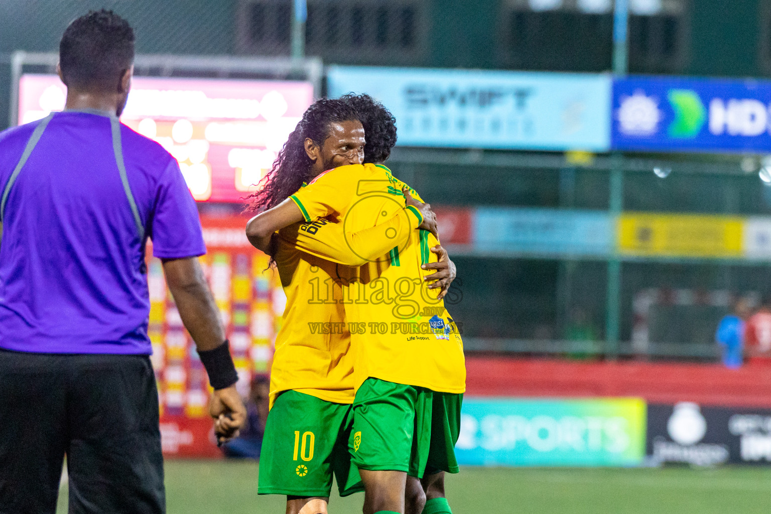 GDh. Vaadhoo VS GDh. Gadhdhoo in Day 23 of Golden Futsal Challenge 2024 was held on Tuesday , 6th February 2024 in Hulhumale', Maldives 
Photos: Hassan Simah / images.mv