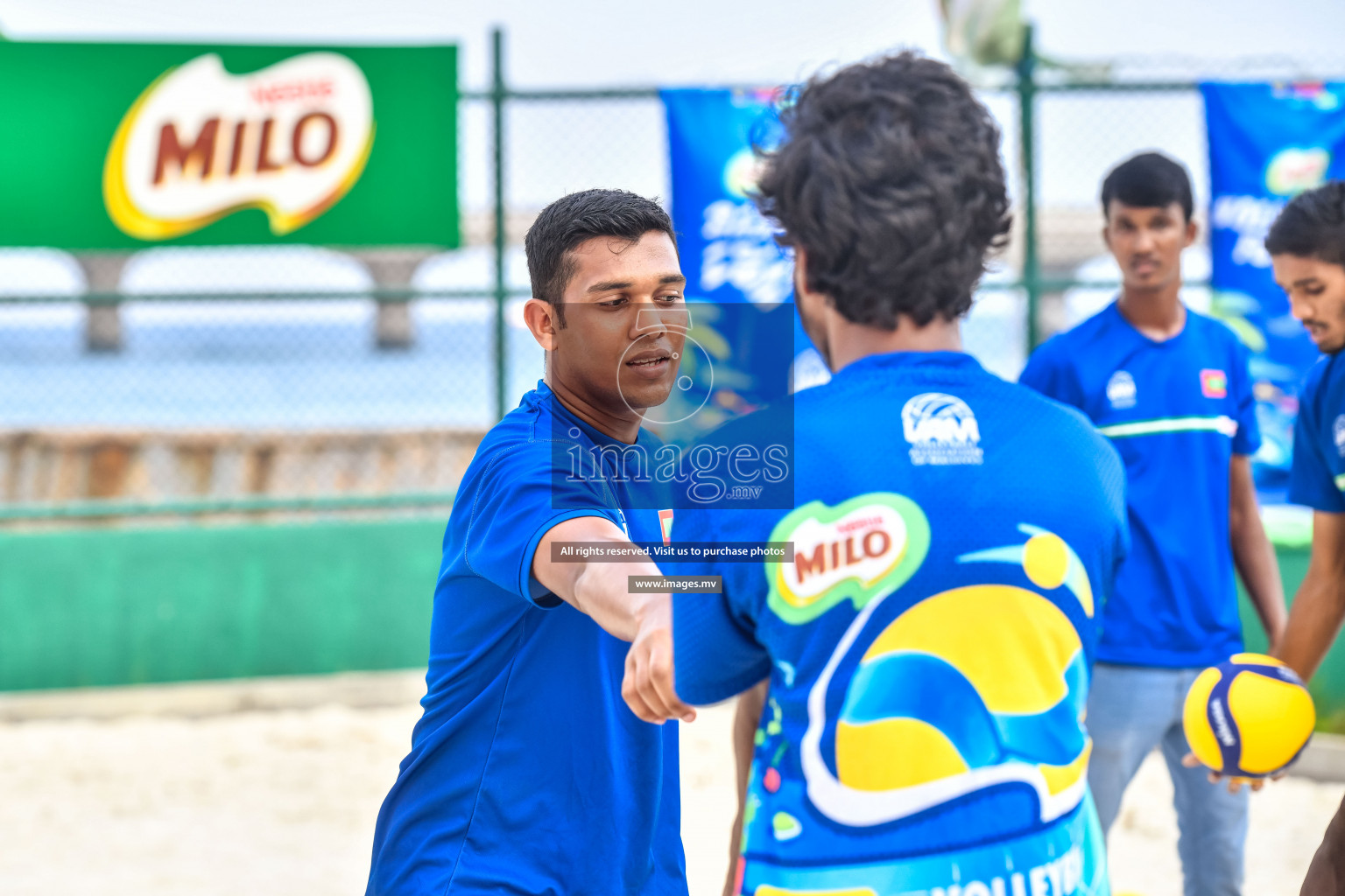 Vollyball players trainning session with Giba Photos by Nausham waheed