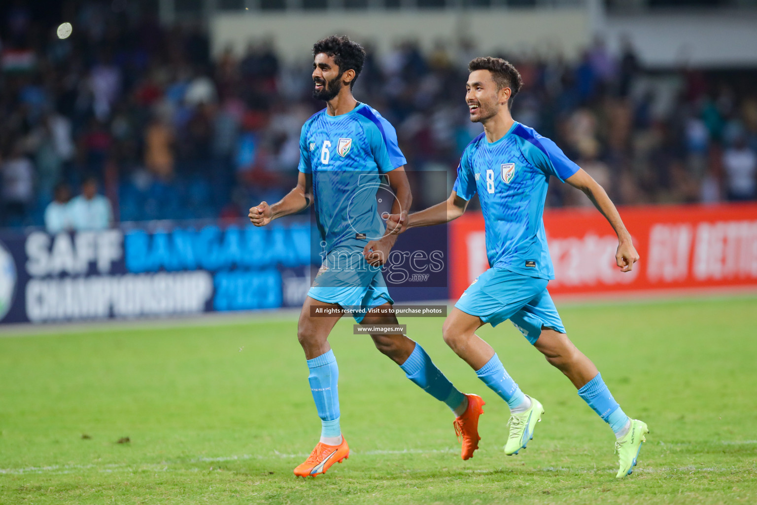 Lebanon vs India in the Semi-final of SAFF Championship 2023 held in Sree Kanteerava Stadium, Bengaluru, India, on Saturday, 1st July 2023. Photos: Nausham Waheed, Hassan Simah / images.mv