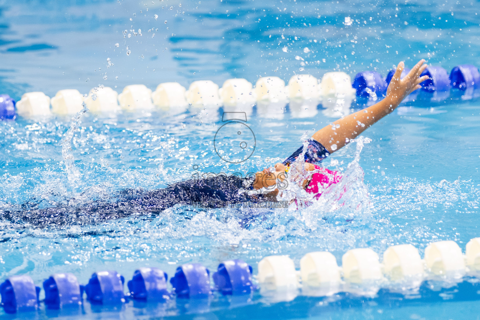 Day 4 of BML 6th National Kids Swimming Kids Festival 2025 held in Hulhumale', Maldives on Thursday, 6th November 2024. Photos: Hassan Simah / images.mv