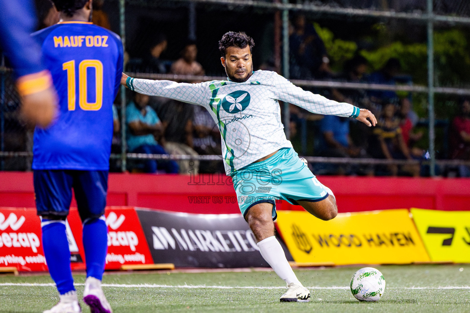 Dharumavantha vs Customs RC in Day 13 of Office League 2025 was held on Monday, 28th April 2025 in Hulhumale', Maldives. Photos: Nausham Waheed / images.mv