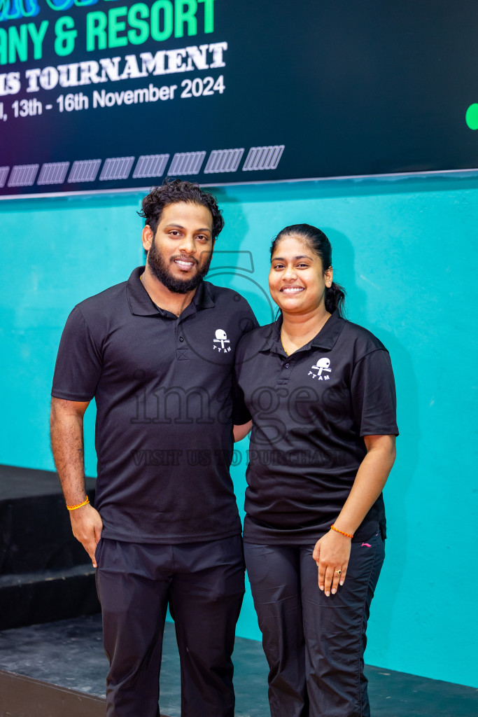 Finals of 9th Inter Office Company & Resort Table Tennis Tournament was held in Male' TT Hall, Male', Maldives on Saturday, 16th November 2024. Photos: Nausham Waheed / images.mv