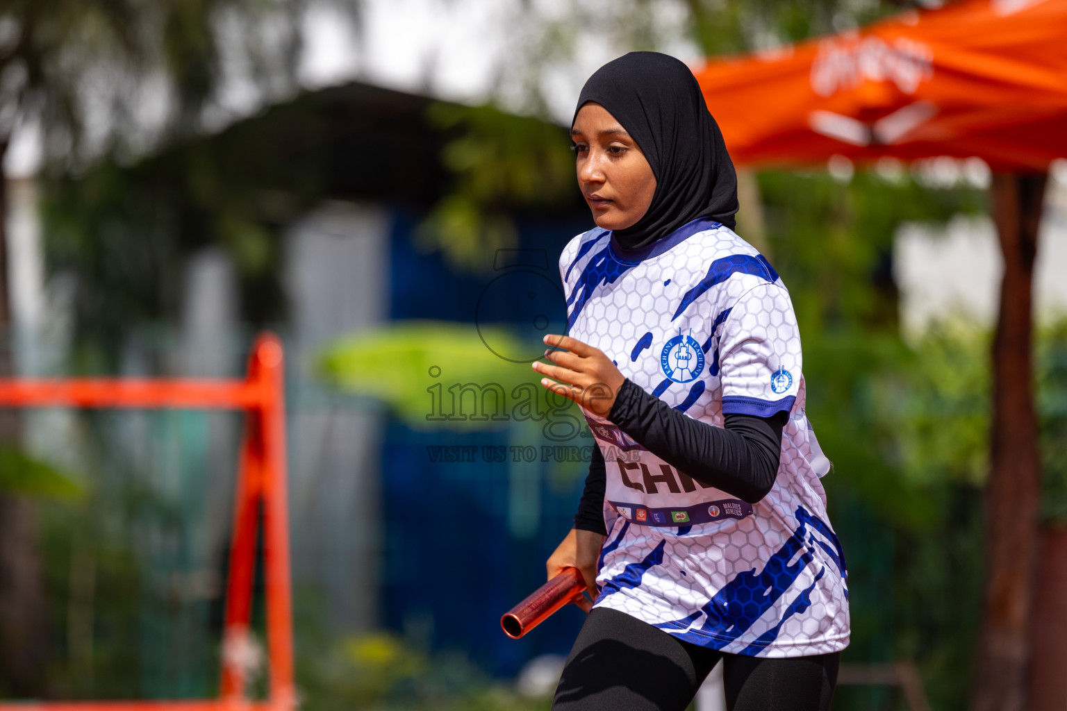 Day 6 of MWSC Interschool Athletics Championships 2024 held in Hulhumale Running Track, Hulhumale, Maldives on Thursday, 14th November 2024. Photos by: Ismail Thoriq / Images.mv