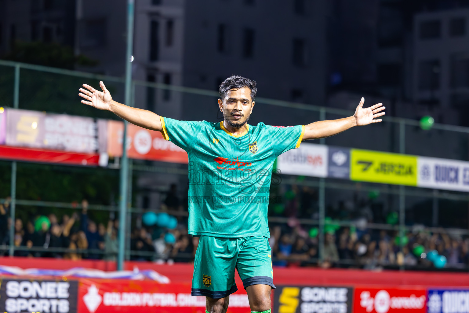ADh Omadhoo vs ADh Mahibadhoo in Alifu Dhaalu Atoll Final on Day 23 of Golden Futsal Challenge 2025 was held on Monday , 27th January 2025, in Hulhumale', Maldives.
Photos: Ismail Thoriq / images.mv