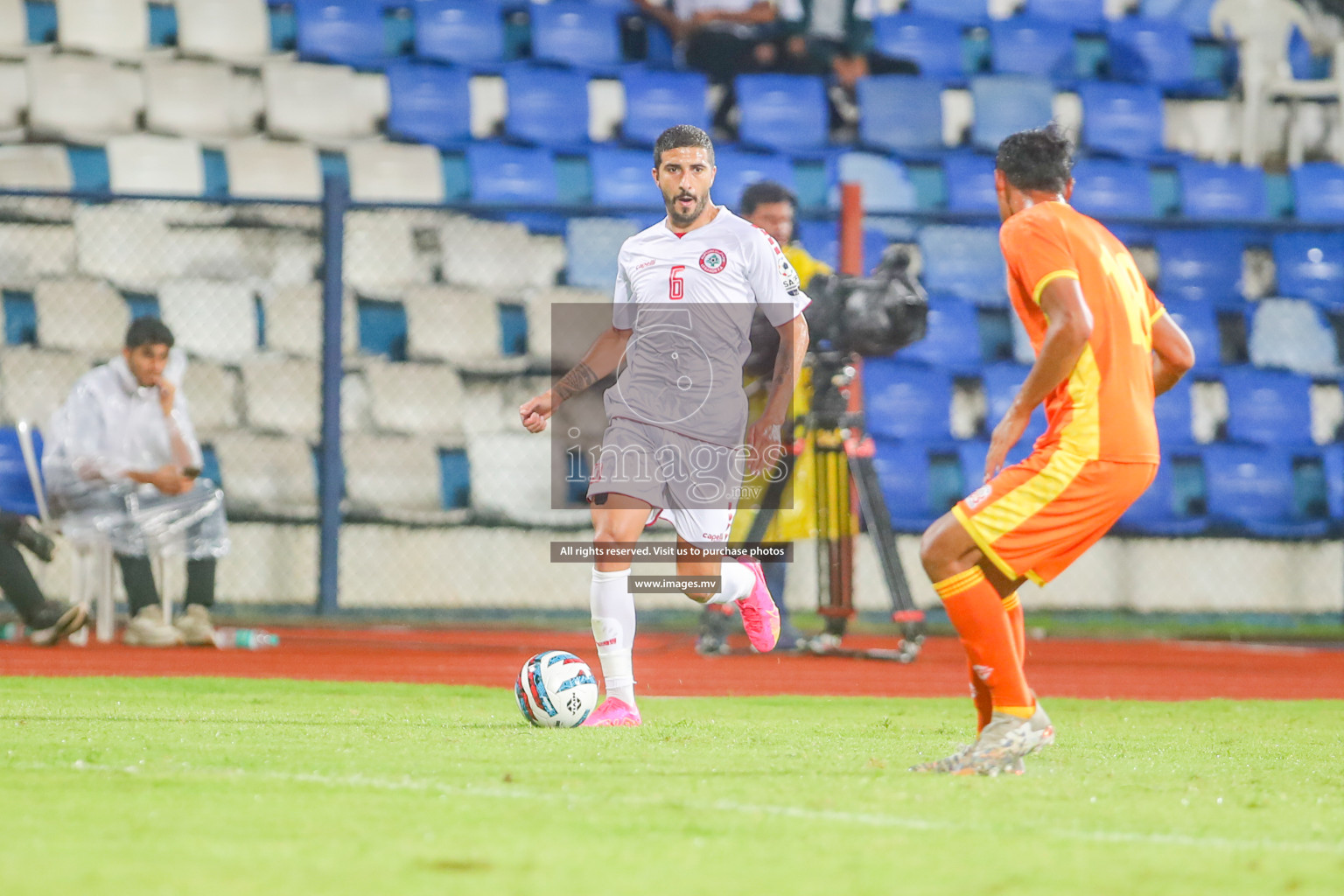 Bhutan vs Lebanon in SAFF Championship 2023 held in Sree Kanteerava Stadium, Bengaluru, India, on Sunday, 25th June 2023. Photos: Nausham Waheed, Hassan Simah / images.mv