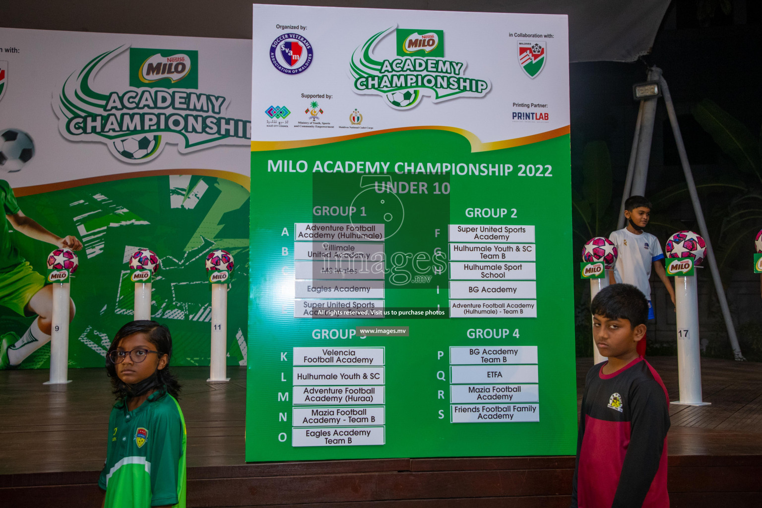 Draw Ceremony of MILO Academy Championship 2022 was held in Male' Maldives on Wednesday, 9th March 2021. Photos by: Ismail Thoriq/images.mv