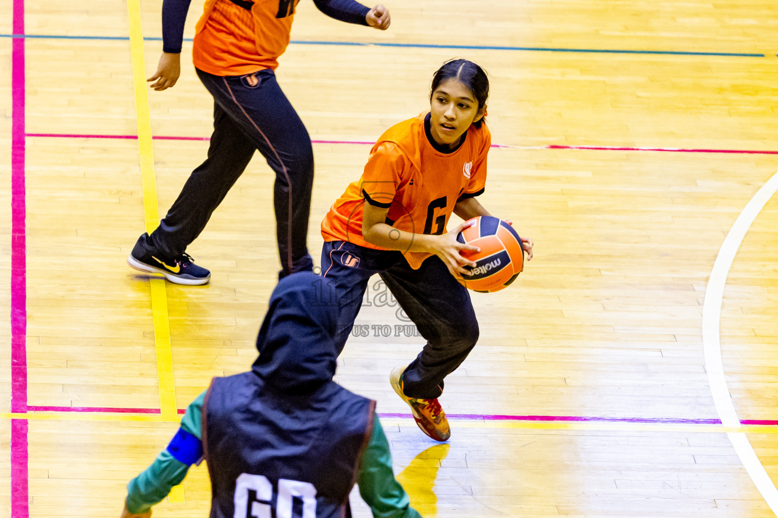 Day 7 of 25th Inter-School Netball Tournament was held in Social Center at Male', Maldives on Saturday, 17th August 2024. Photos: Nausham Waheed / images.mv