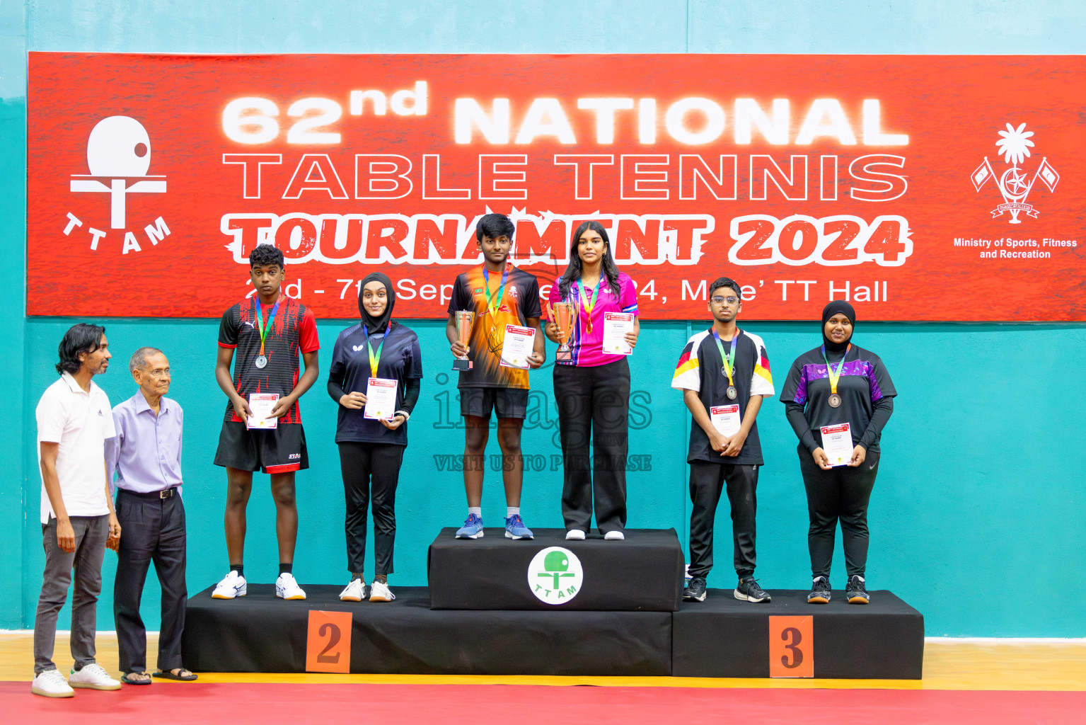 Finals of National Table Tennis Tournament 2024 was held at Male' TT Hall on Friday, 6th September 2024. 
Photos: Abdulla Abeed / images.mv