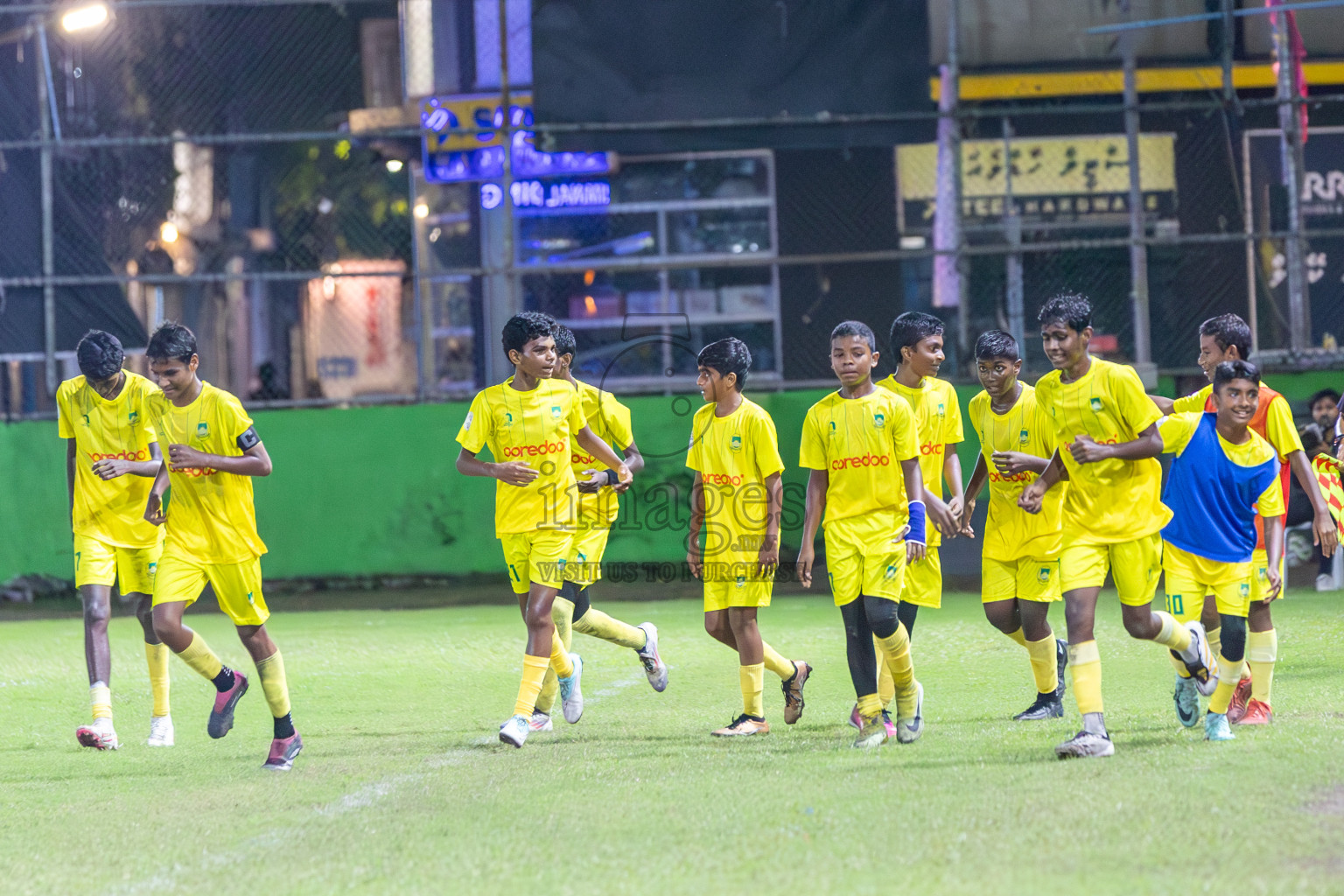 Eagles vs Maziya (U14) in Dhivehi Youth League 2024 - Day 2. Matches held at Henveiru Stadium on 22nd November 2024 , Friday. Photos: Shuu Abdul Sattar/ Images.mv