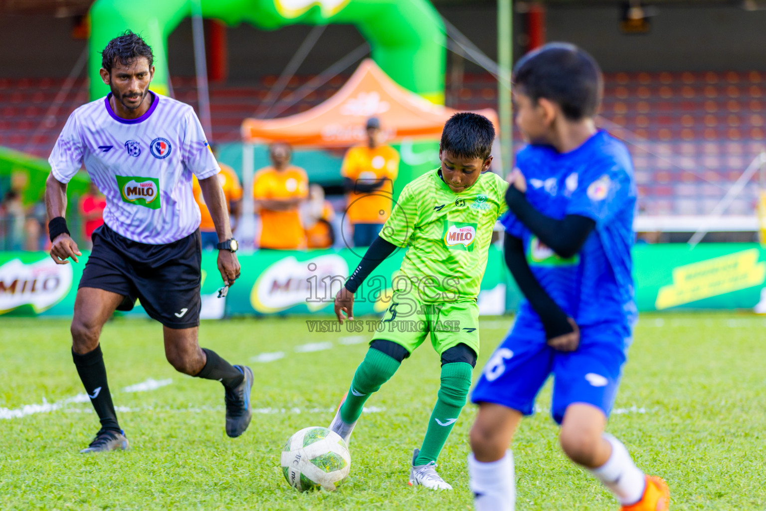 Day 2 of MILO Kids Football Fiesta was held at National Stadium in Male', Maldives on Saturday, 24th February 2024.