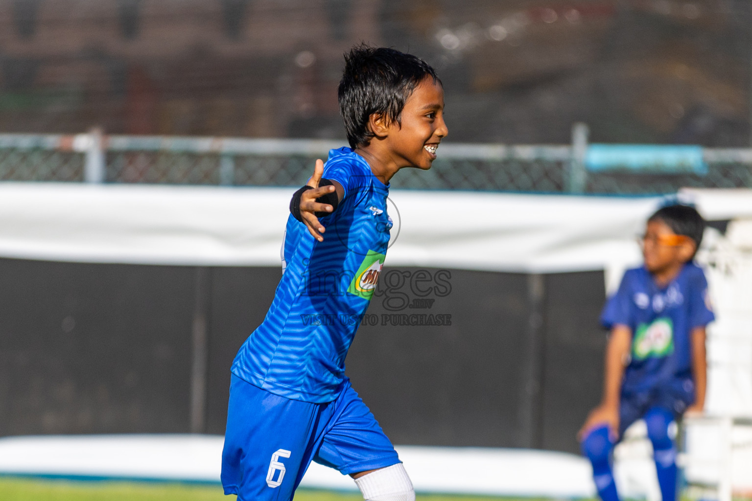 Day 1 of MILO Kids Football Fiesta was held at National Stadium in Male', Maldives on Friday, 23rd February 2024. Photos: Hassan Simah / images.mv