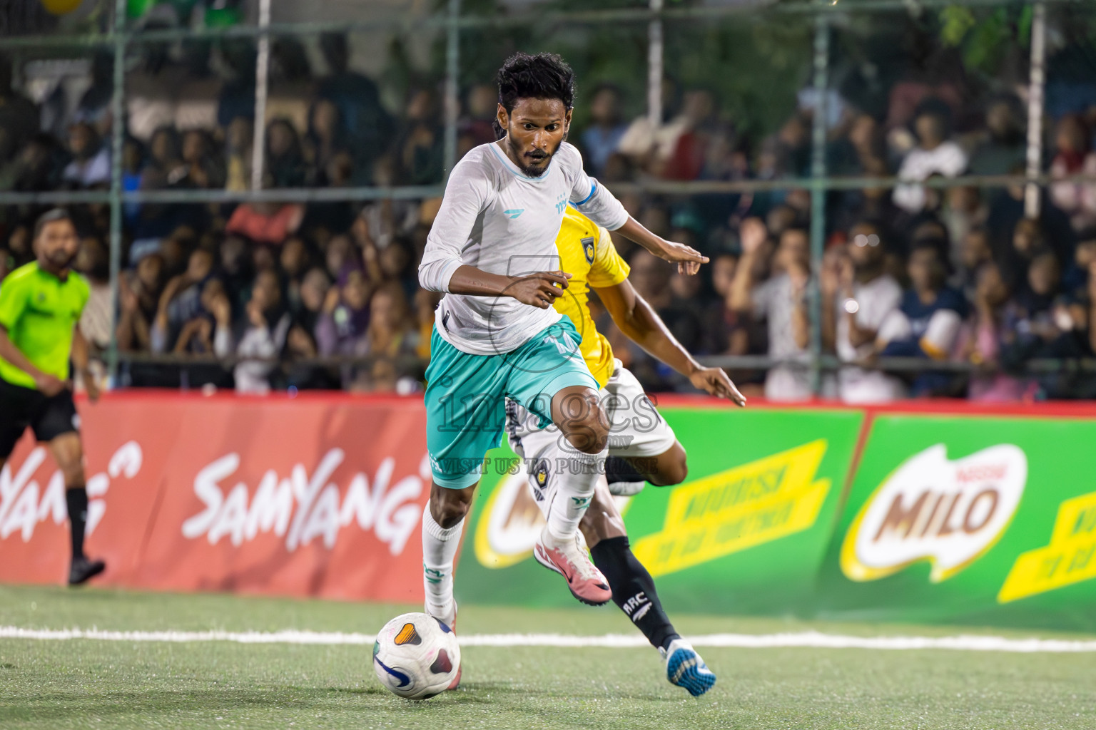 RRC vs MPL in Semi Finals of Club Maldives Cup 2024 held in Rehendi Futsal Ground, Hulhumale', Maldives on Monday, 14th October 2024. Photos: Ismail Thoriq / images.mv