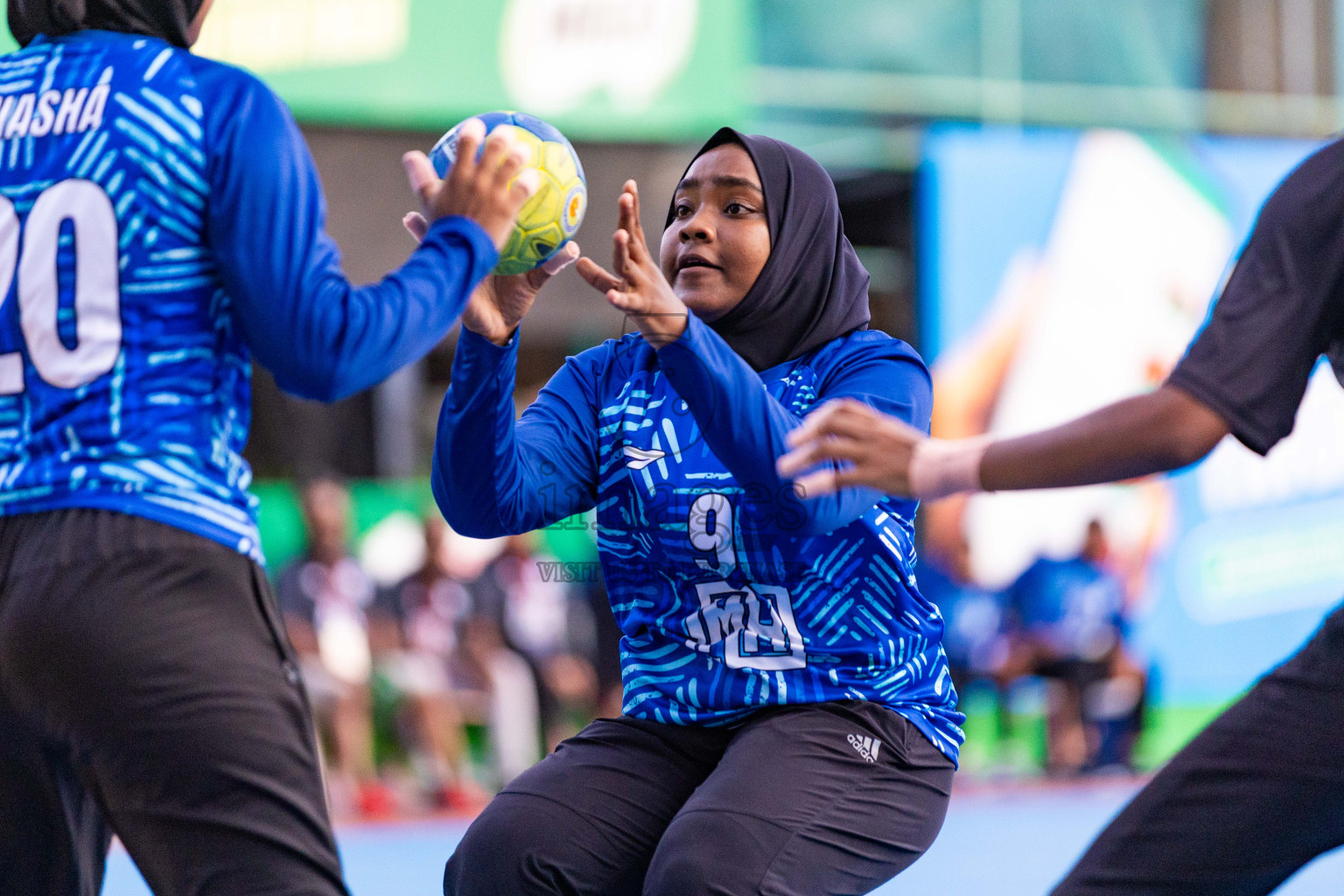 Day 7 of 10th National Handball Tournament 2023, held in Handball ground, Male', Maldives on Sunday, 4th December 2023 Photos: Nausham Waheed/ Images.mv