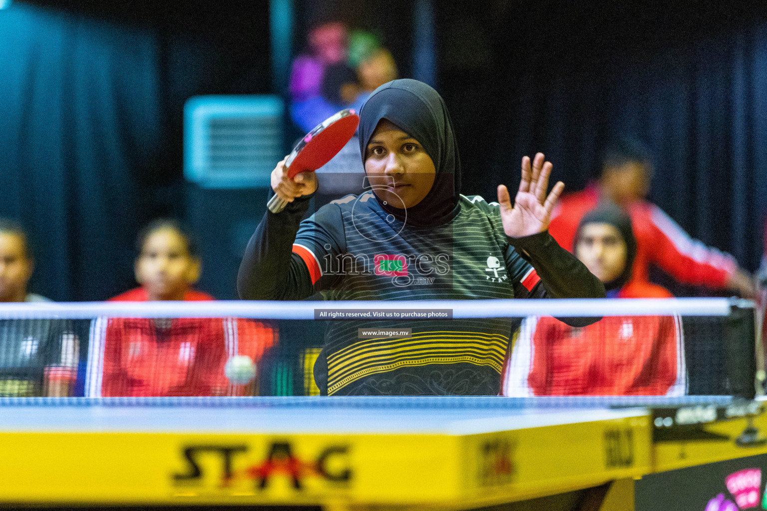 South Asian Junior & Cadet TT Championship Day 1 held in Male’ Maldives, on 9th May 2022. Photos: Ismail Thoriq/images.mv