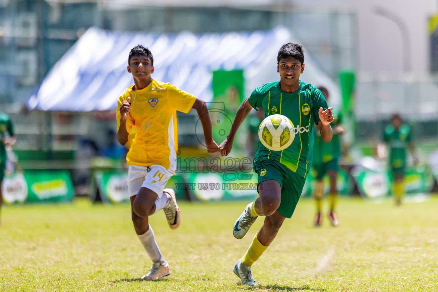 Day 5 of MILO Academy Championship 2025 (U14) was held on Monday, 3rd November 2025 at Henveiru Football Grounds, Male', Maldives . 

Photos: Mohamed Mahfooz Moosa / images.mv