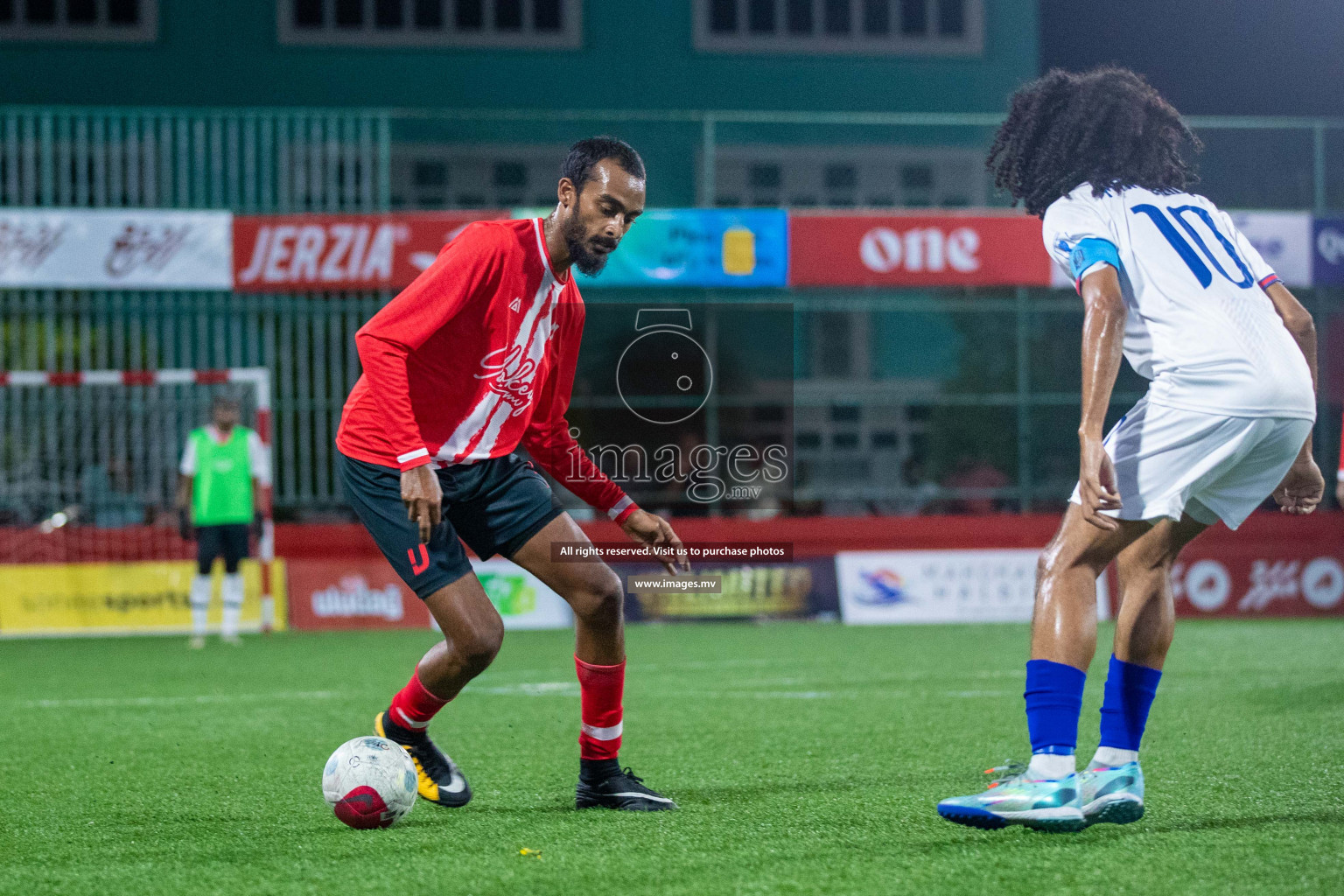 GA. Kanduhulhudhoo vs GA. Nilandhoo in Day 7 of Golden Futsal Challenge 2023 on 11 February 2023 in Hulhumale, Male, Maldives