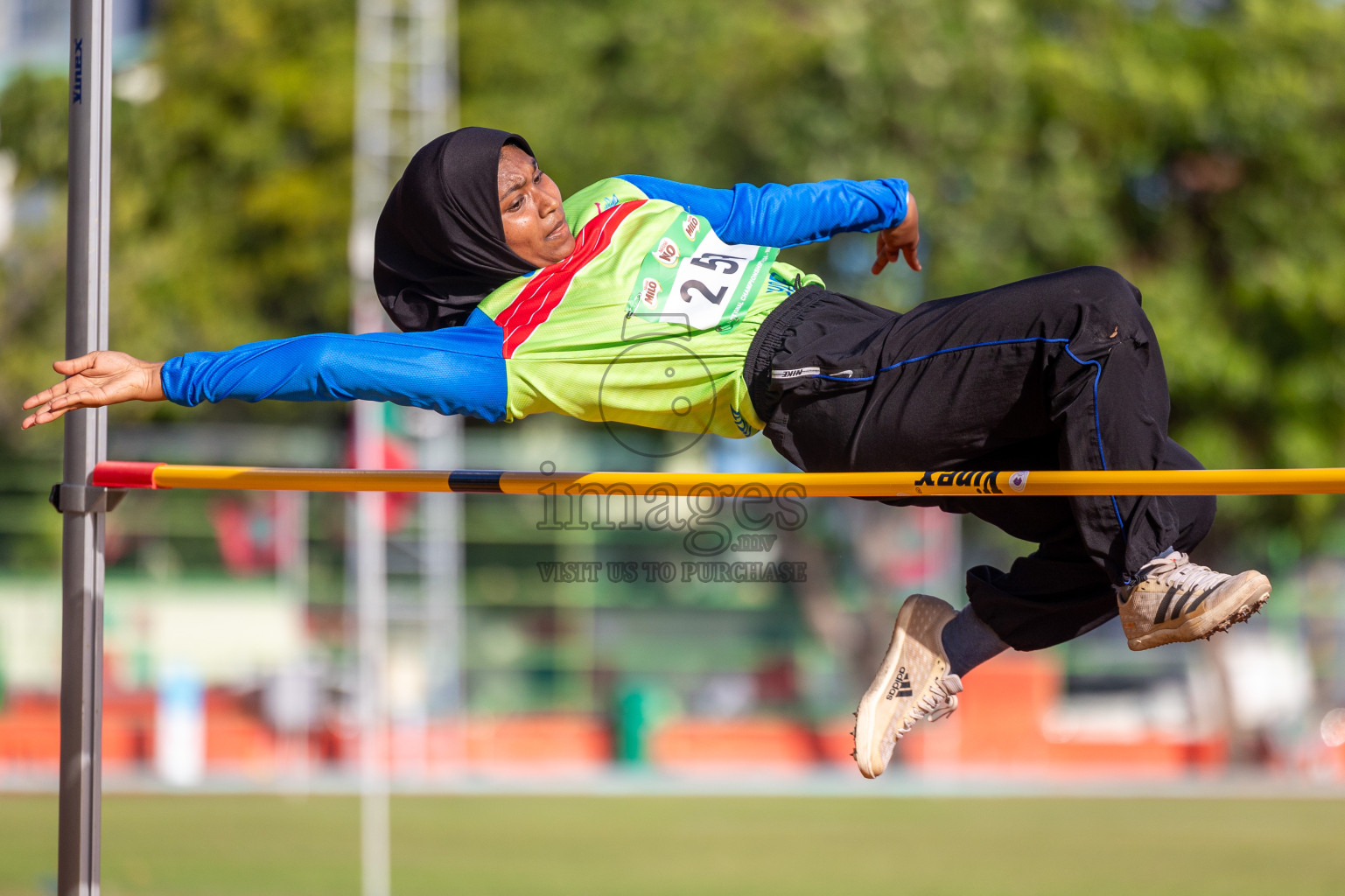 Day 1 of 33rd National Athletics Championship was held in Ekuveni Track at Male', Maldives on Thursday, 5th September 2024. Photos: Shuu Abdul Sattar / images.mv