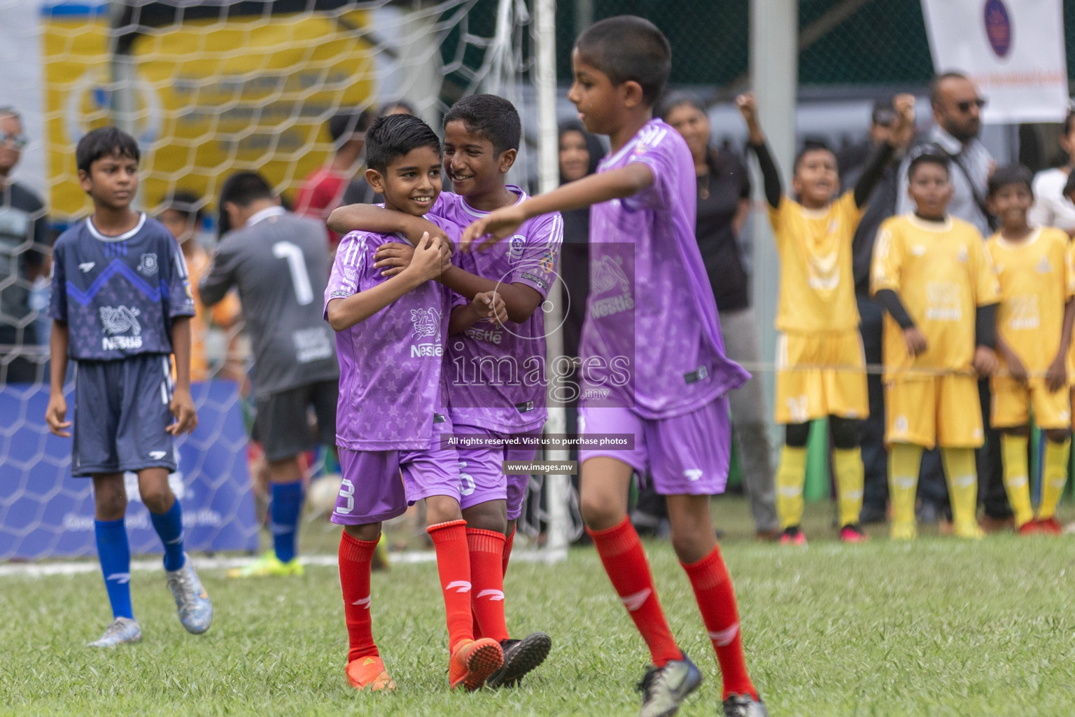 Day 1 of Nestle kids football fiesta, held in Henveyru Football Stadium, Male', Maldives on Wednesday, 11th October 2023 Photos: Shut Abdul Sattar/ Images.mv